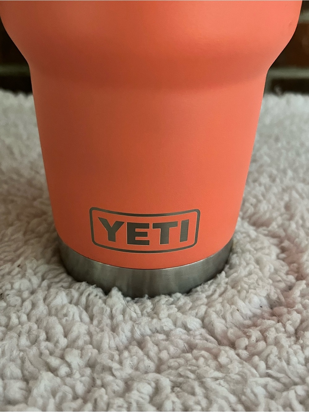 A YETI Rambler 30 oz Tumbler For Sheila! Coral Magslider Lid Laser Engraved - Picture 7 of 9